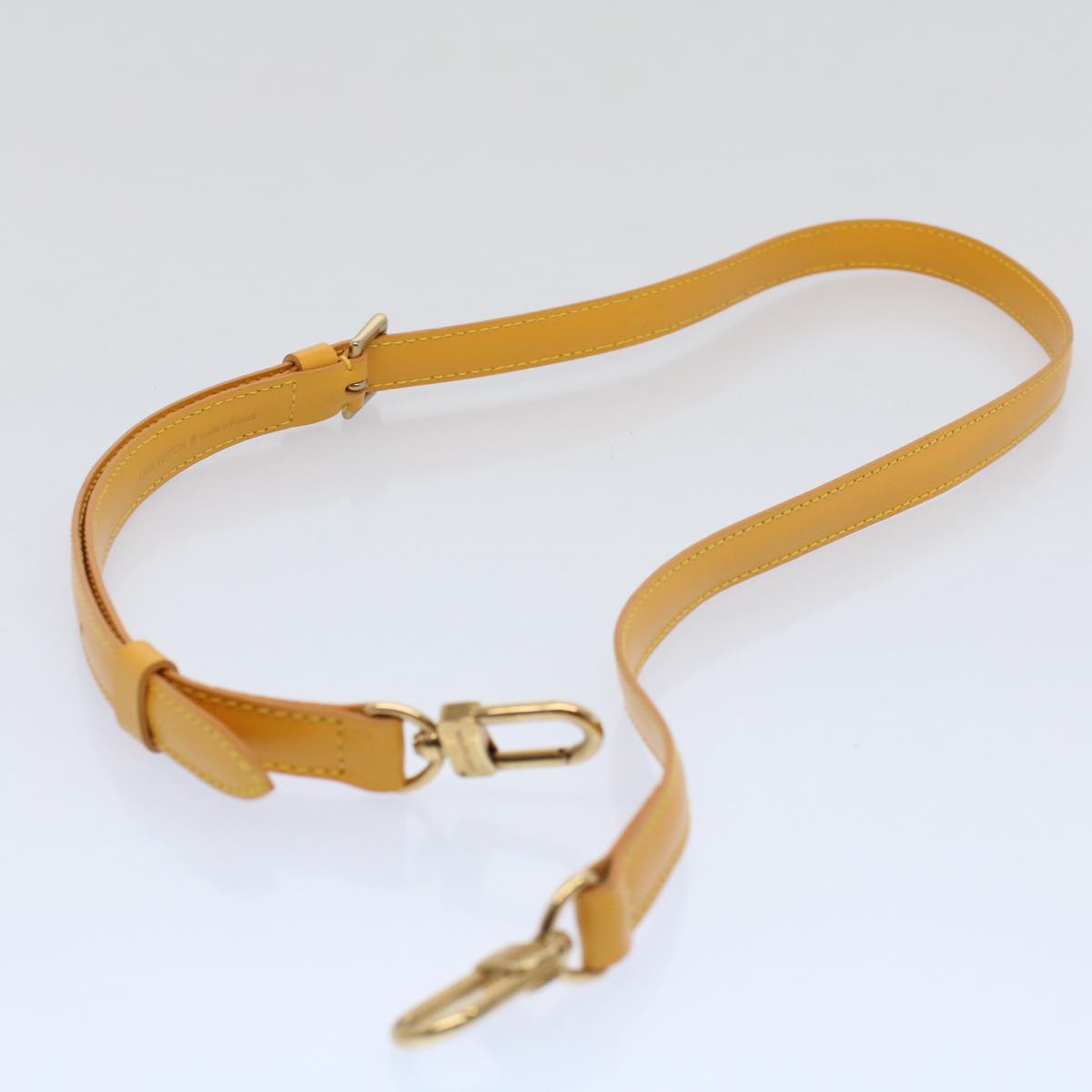 LOUIS VUITTON Epi Adjustable Shoulder Strap 40.2""-43.3"" Yellow LV Auth 56860