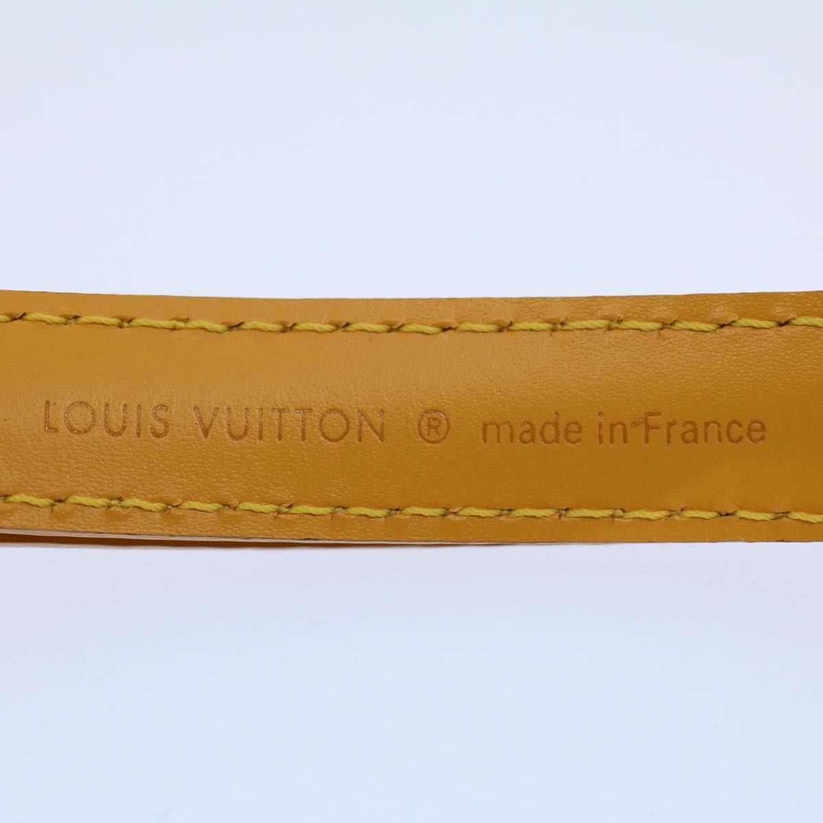 LOUIS VUITTON Epi Adjustable Shoulder Strap 40.2""-43.3"" Yellow LV Auth 56860