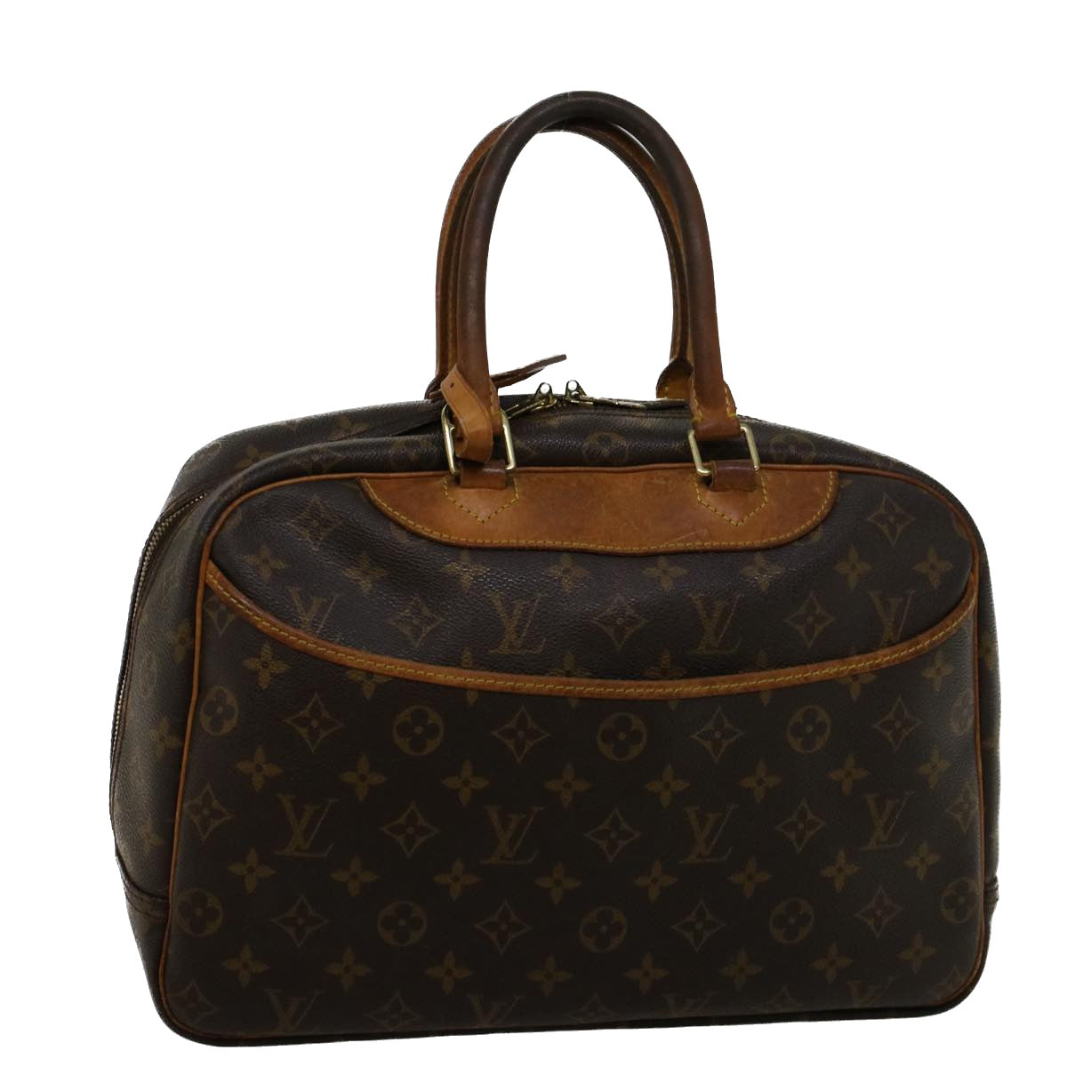 LOUIS VUITTON Monogram Deauville Hand Bag M47270 LV Auth 56864