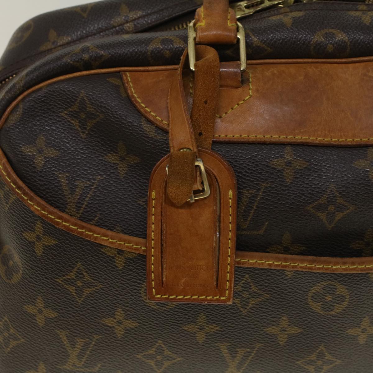 LOUIS VUITTON Monogram Deauville Hand Bag M47270 LV Auth 56864