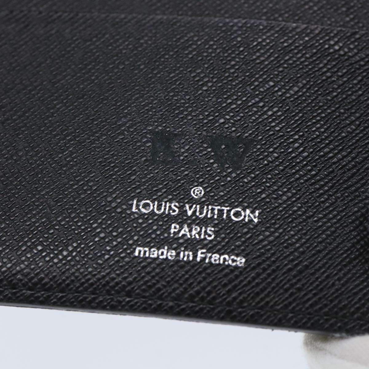 LOUIS VUITTON Damier Graphite Agenda MM Day Planner Cover R20242 LV Auth 56897