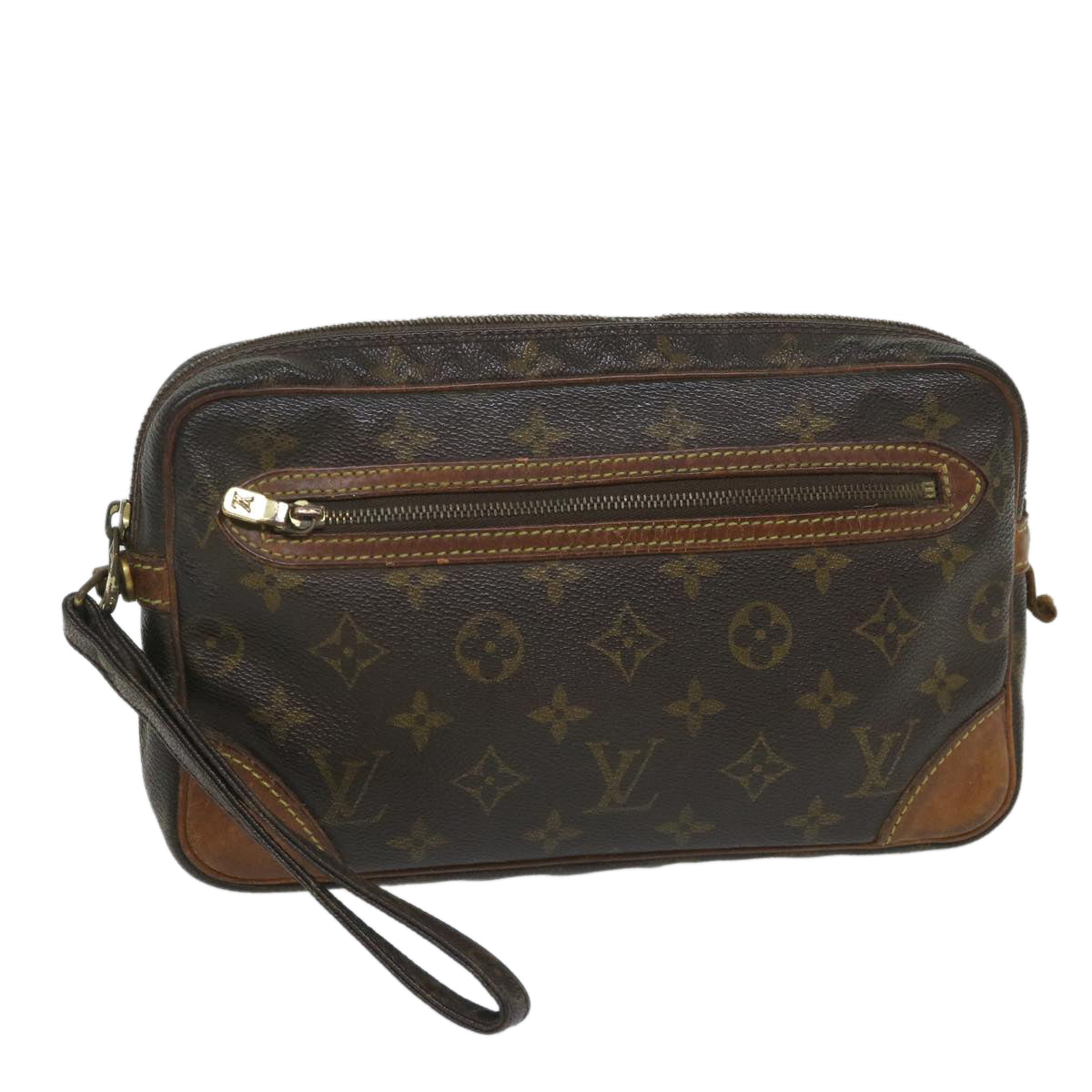 LOUIS VUITTON Monogram Marly Dragonne GM Clutch Bag M51825 LV Auth 56914