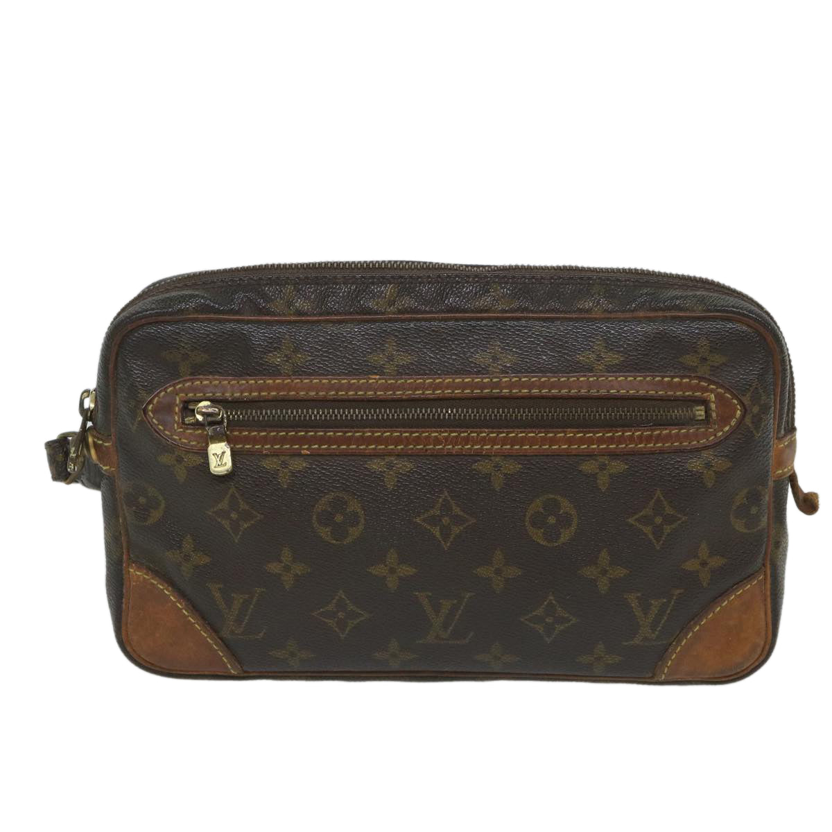 LOUIS VUITTON Monogram Marly Dragonne GM Clutch Bag M51825 LV Auth 56914