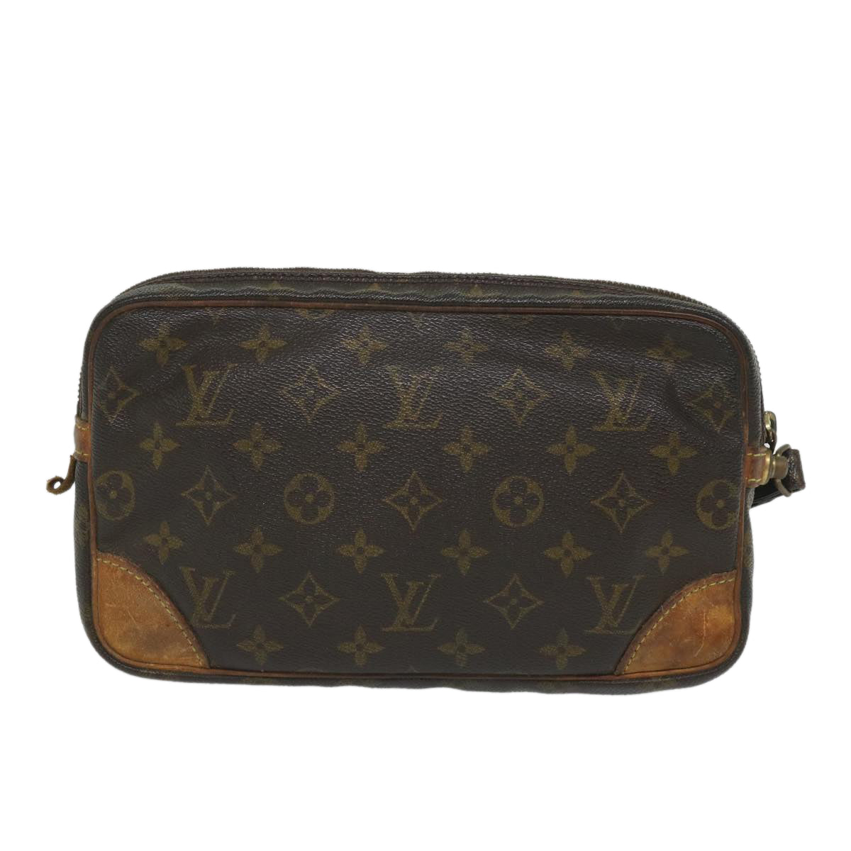 LOUIS VUITTON Monogram Marly Dragonne GM Clutch Bag M51825 LV Auth 56914 - 0