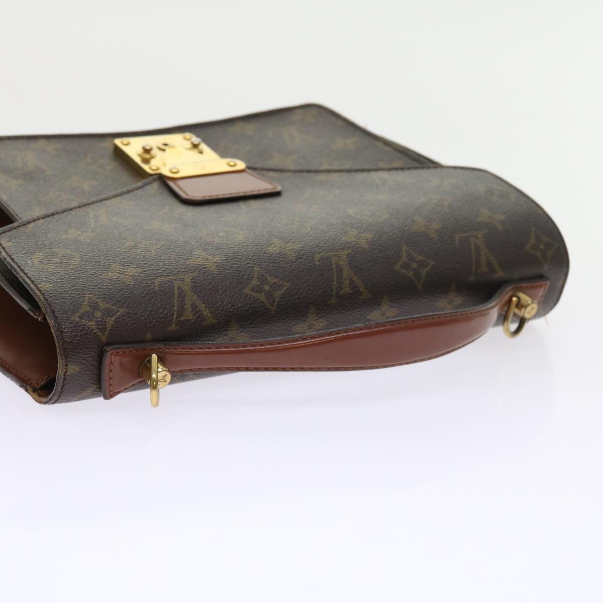 LOUIS VUITTON Monogram Monceau 28 Hand Bag 2way M51185 LV Auth 56941