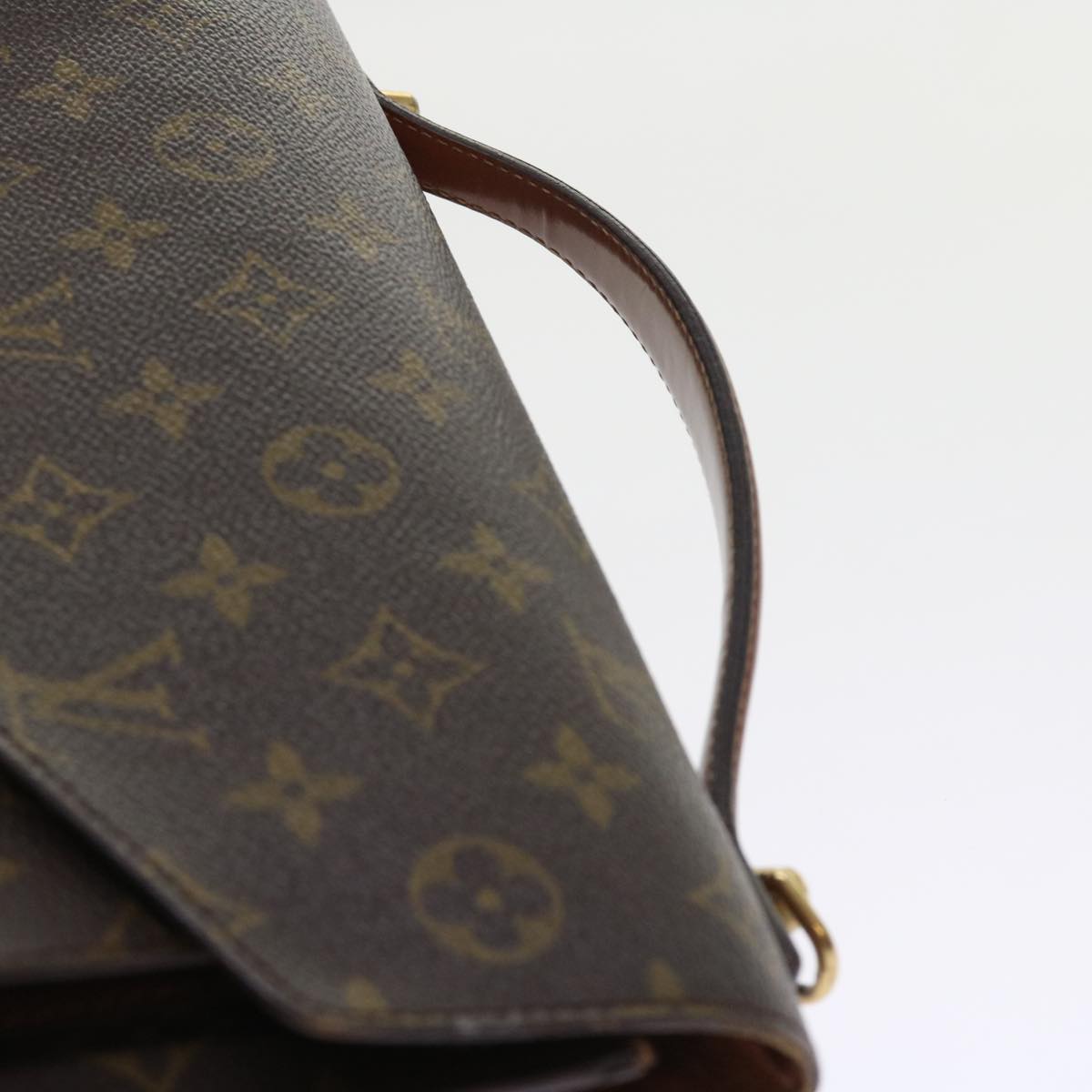 LOUIS VUITTON Monogram Monceau 28 Hand Bag 2way M51185 LV Auth 56941