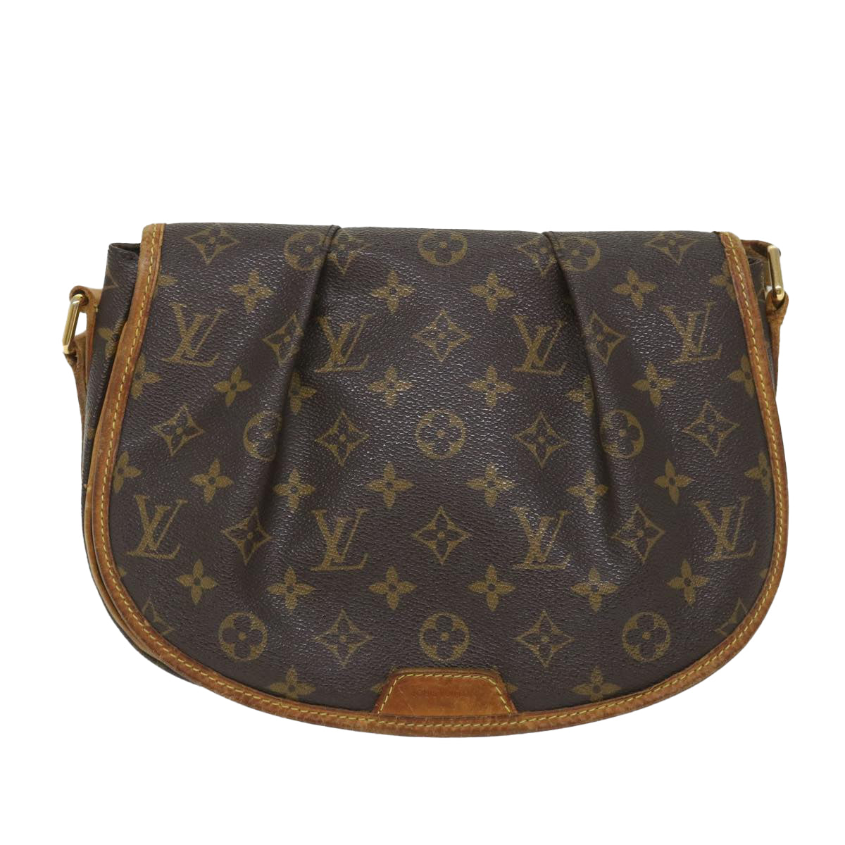 LOUIS VUITTON Monogram Menilmontant PM Shoulder Bag M40474 LV Auth 56944