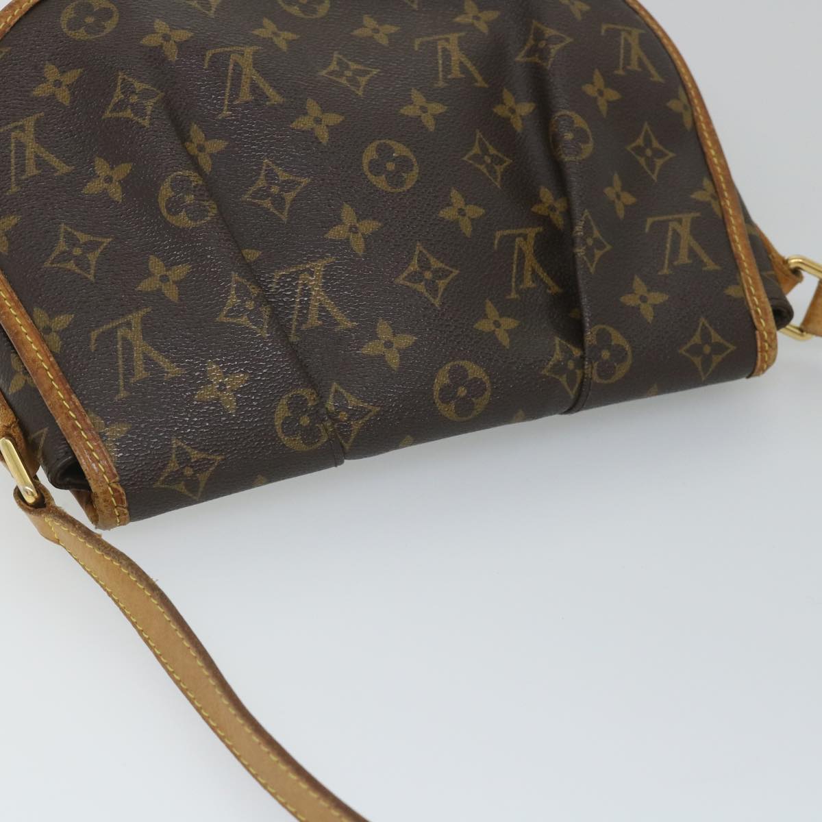 LOUIS VUITTON Monogram Menilmontant PM Shoulder Bag M40474 LV Auth 56944