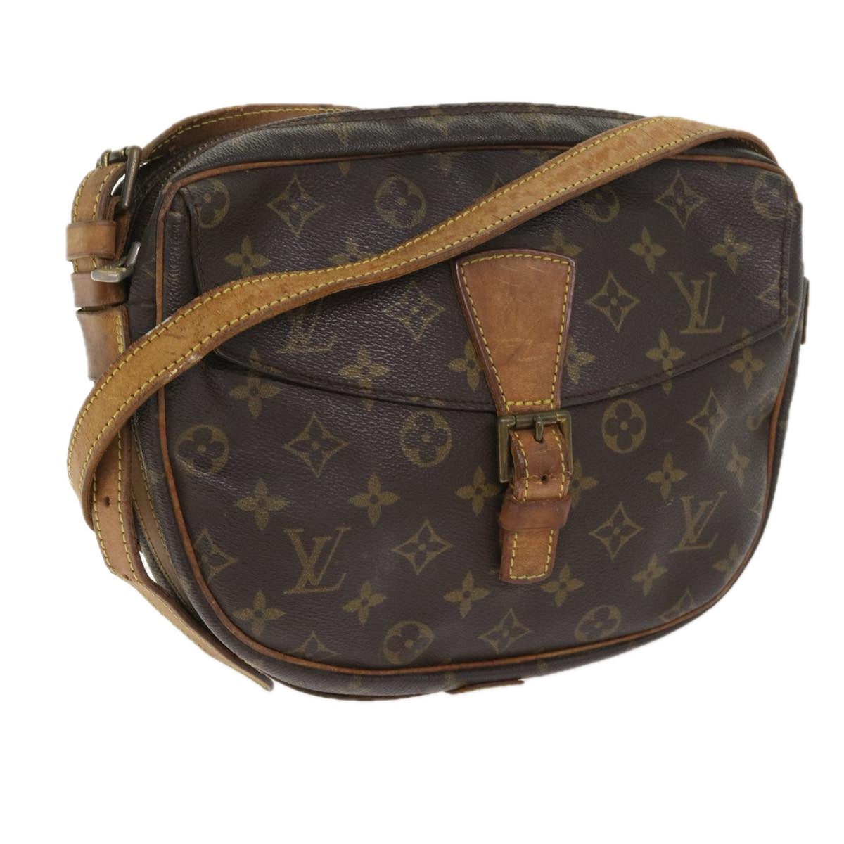 LOUIS VUITTON Monogram Jeune Fille MM Shoulder Bag M51226 LV Auth 56946