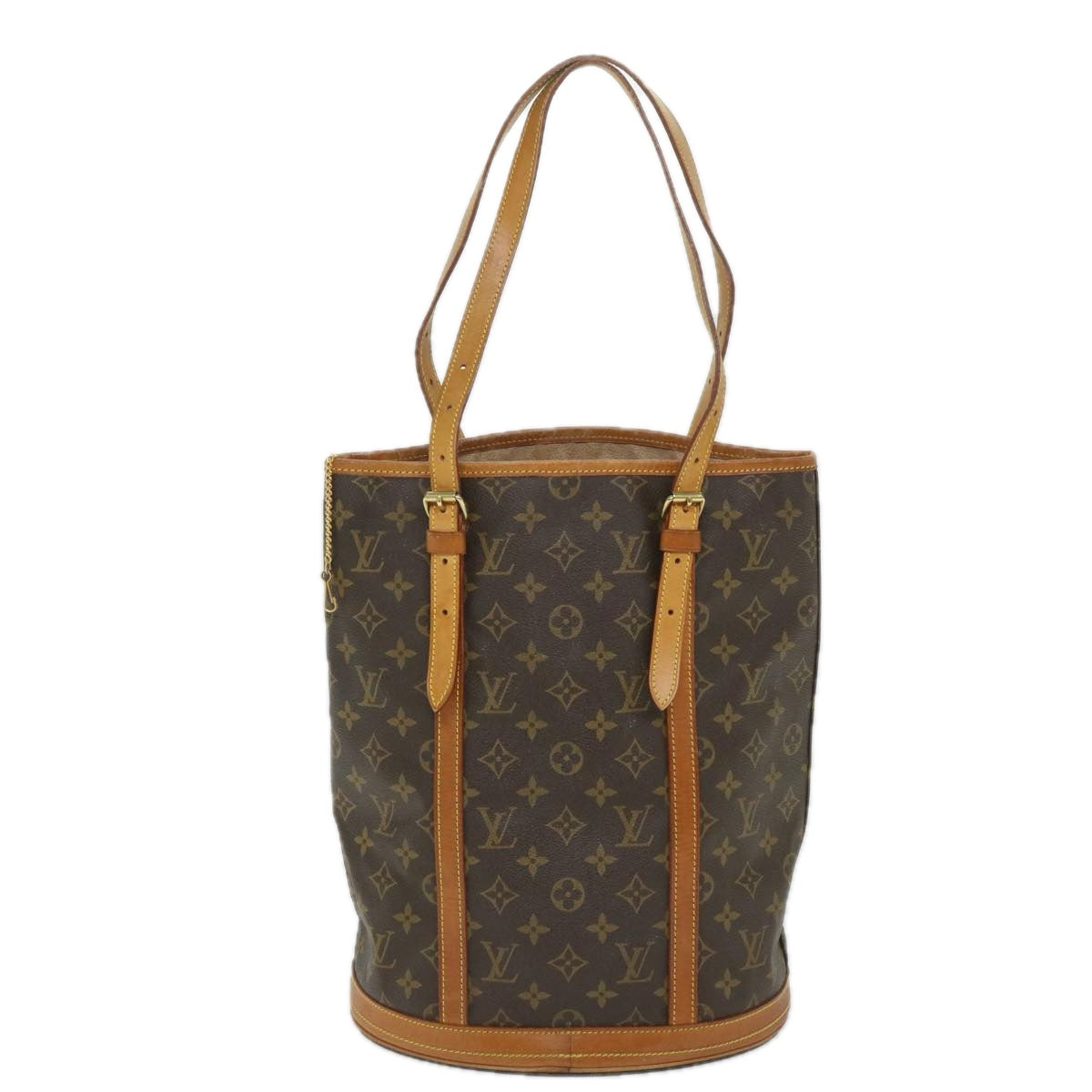 LOUIS VUITTON Monogram Bucket GM Shoulder Bag M42236 LV Auth 56965