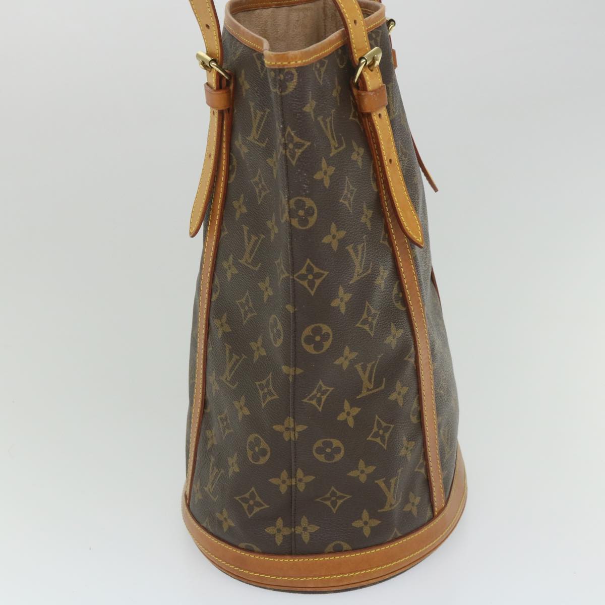 LOUIS VUITTON Monogram Bucket GM Shoulder Bag M42236 LV Auth 56965