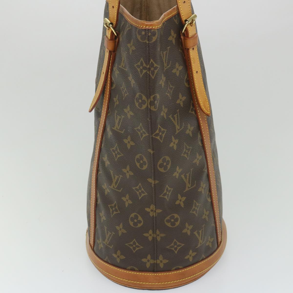 LOUIS VUITTON Monogram Bucket GM Shoulder Bag M42236 LV Auth 56965