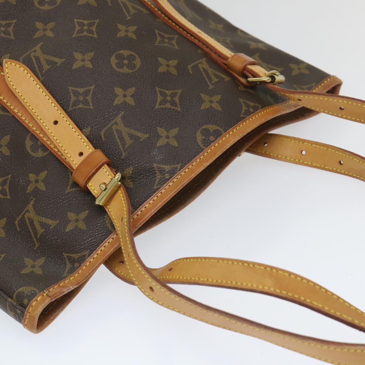 LOUIS VUITTON Monogram Bucket GM Shoulder Bag M42236 LV Auth 56965