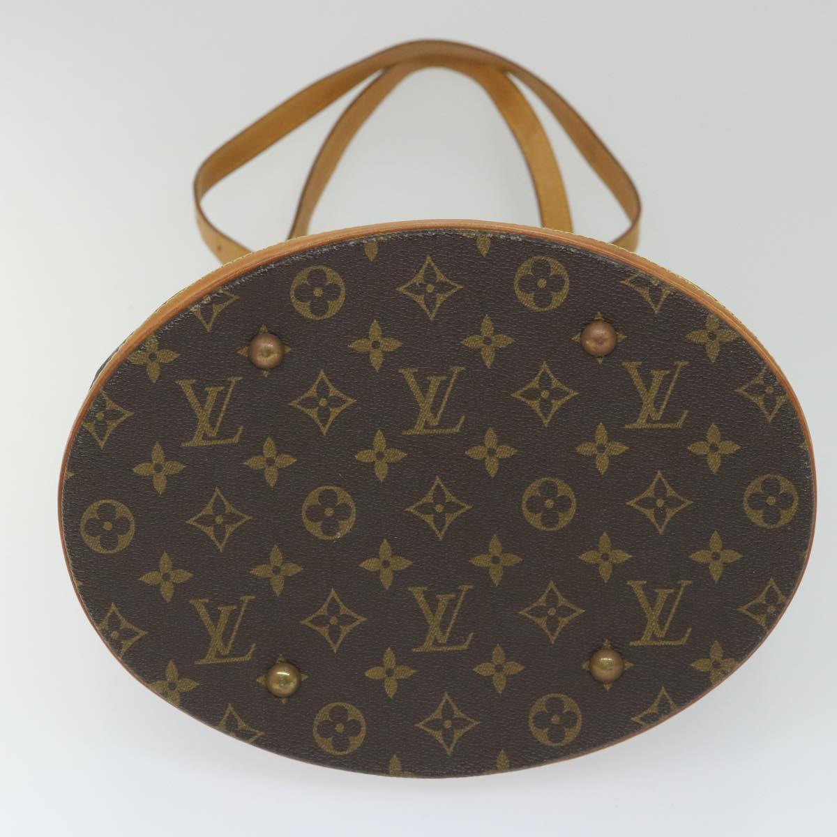 LOUIS VUITTON Monogram Bucket GM Shoulder Bag M42236 LV Auth 56965