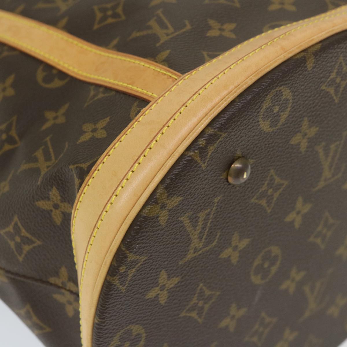 LOUIS VUITTON Monogram Bucket GM Shoulder Bag M42236 LV Auth 56966