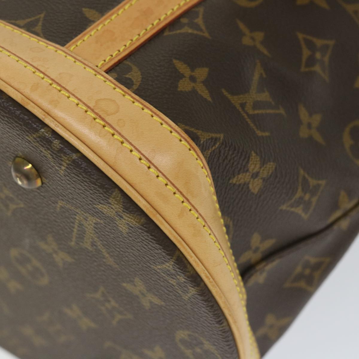 LOUIS VUITTON Monogram Bucket GM Shoulder Bag M42236 LV Auth 56966