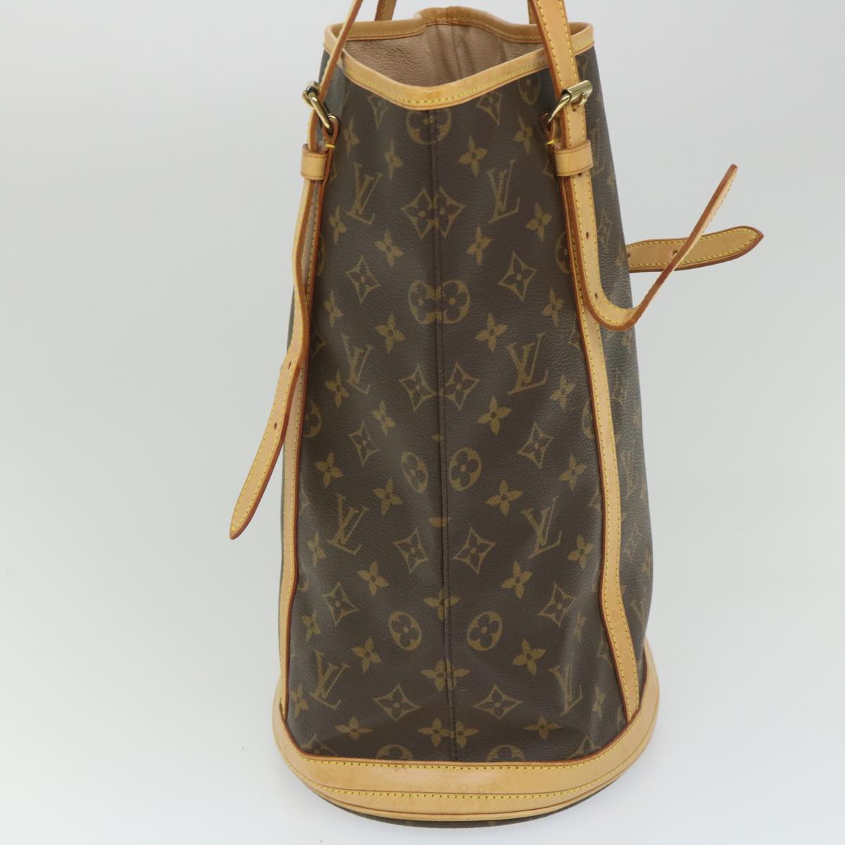 LOUIS VUITTON Monogram Bucket GM Shoulder Bag M42236 LV Auth 56966