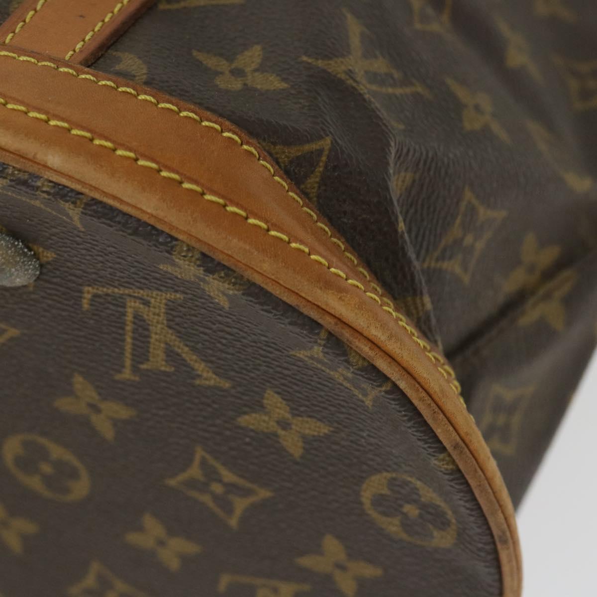 LOUIS VUITTON Monogram Bucket GM Shoulder Bag M42236 LV Auth 56968