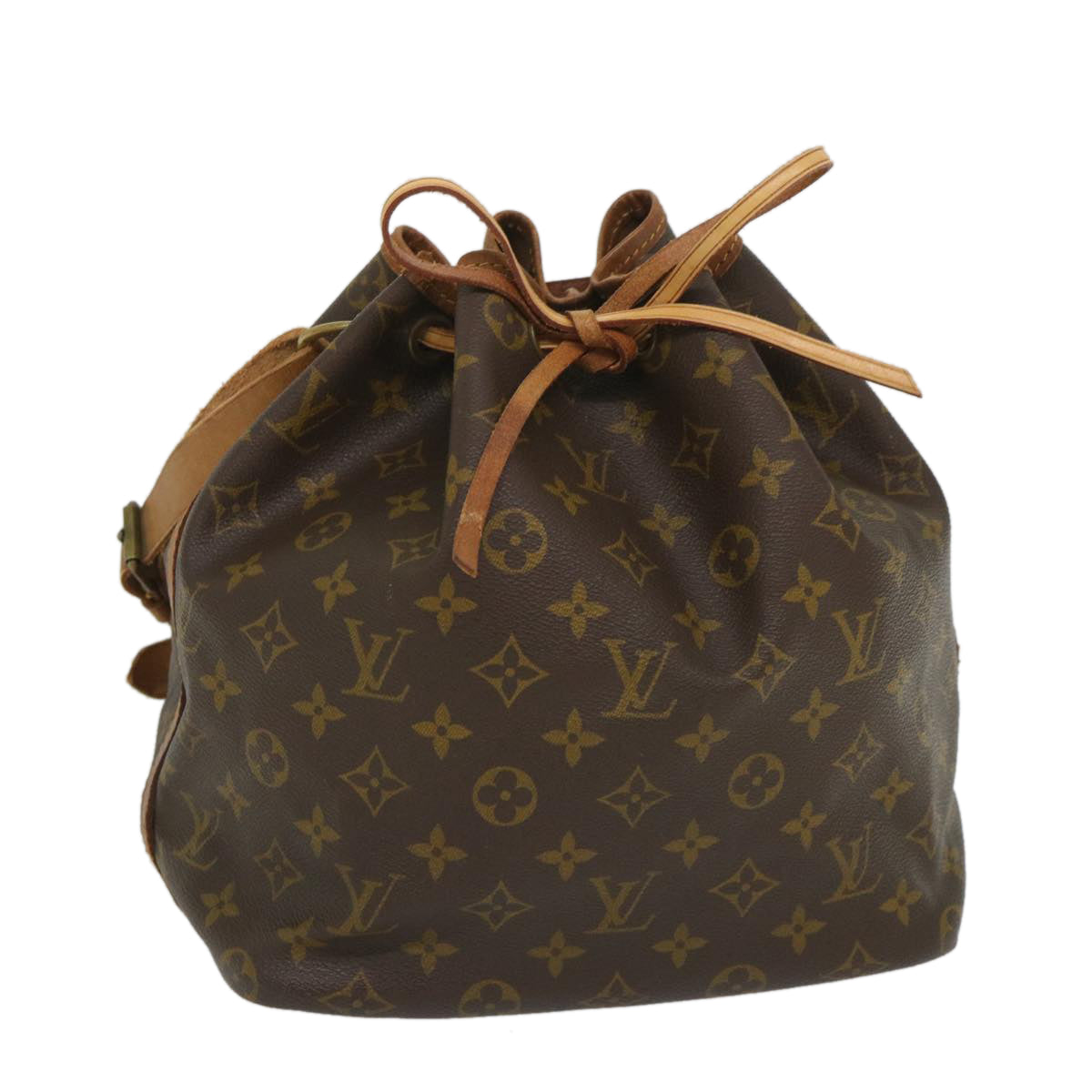 LOUIS VUITTON Monogram Petit Noe Shoulder Bag M42226 LV Auth 56976