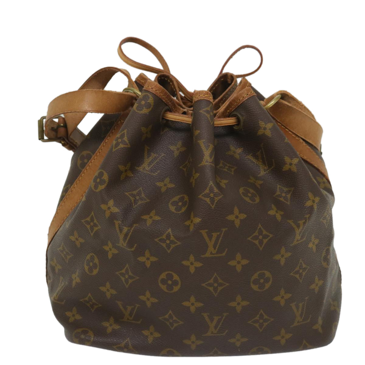 LOUIS VUITTON Monogram Petit Noe Shoulder Bag M42226 LV Auth 56976