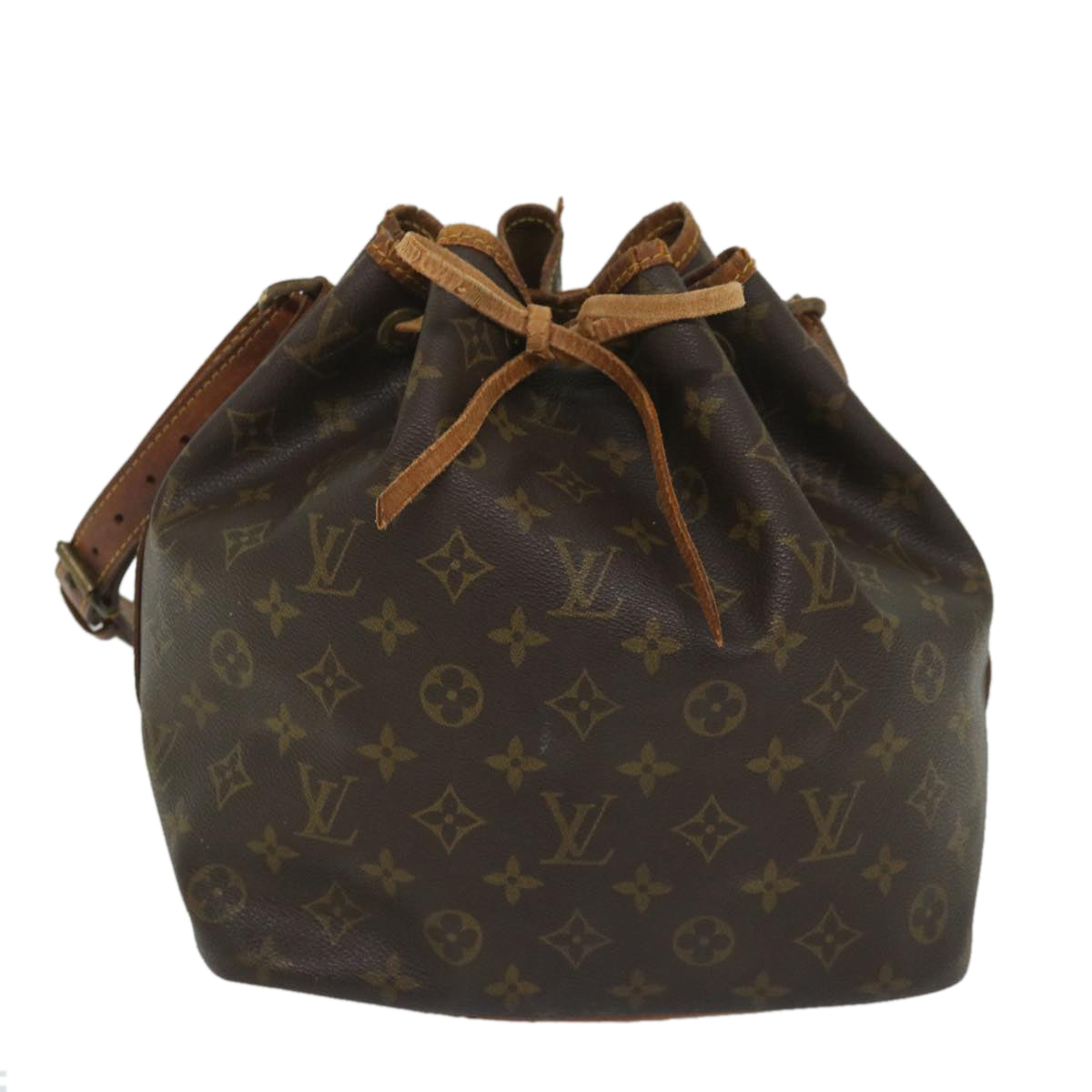 LOUIS VUITTON Monogram Petit Noe Shoulder Bag M42226 LV Auth 56977