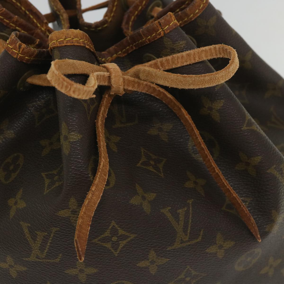 LOUIS VUITTON Monogram Petit Noe Shoulder Bag M42226 LV Auth 56977