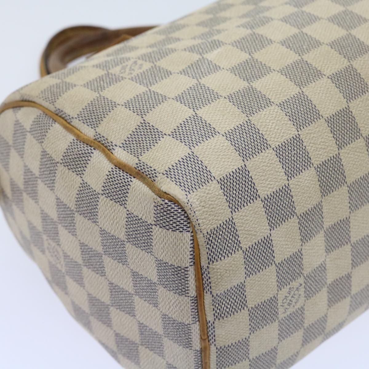 LOUIS VUITTON Damier Azur Speedy 25 Hand Bag N41534 LV Auth 57004