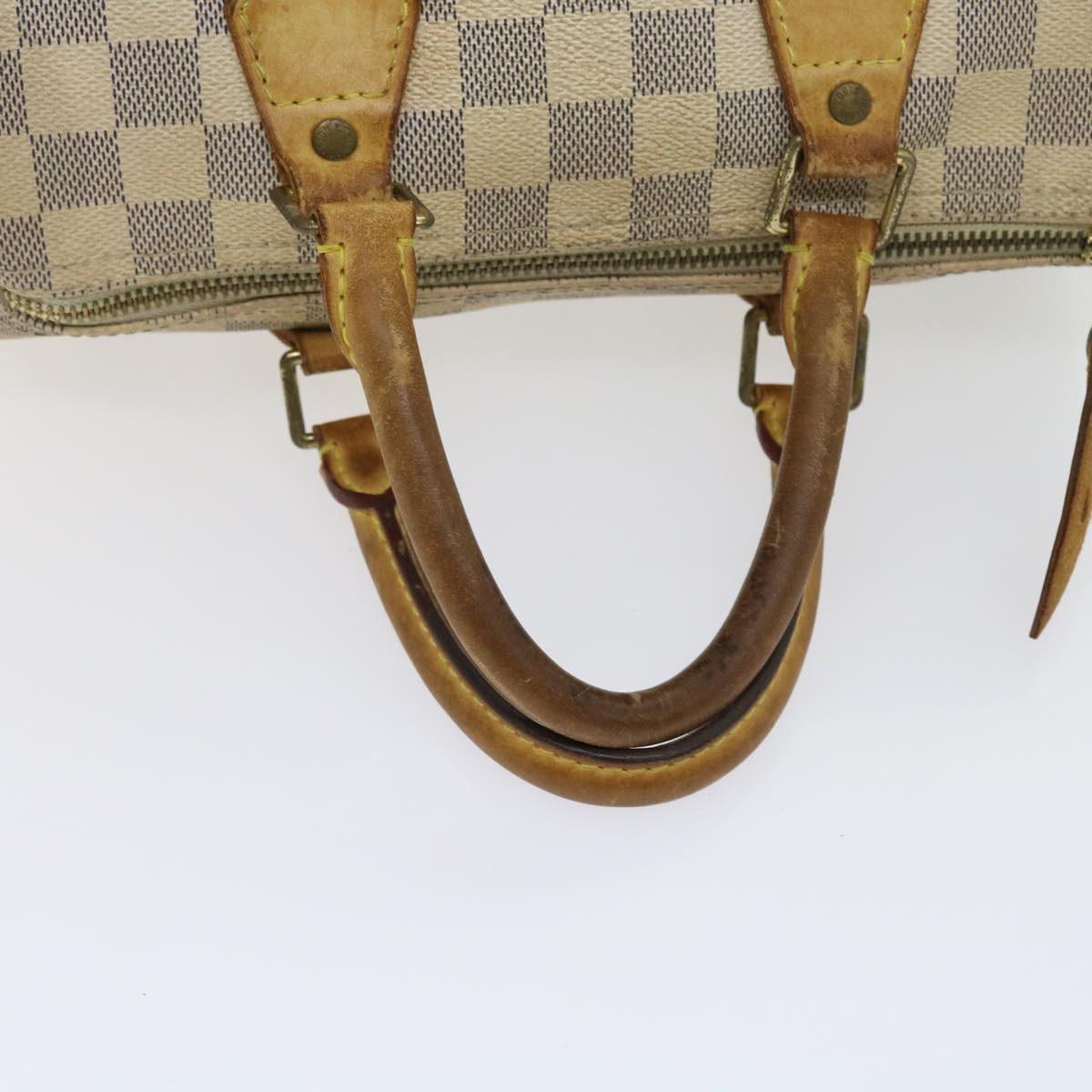 LOUIS VUITTON Damier Azur Speedy 25 Hand Bag N41534 LV Auth 57004