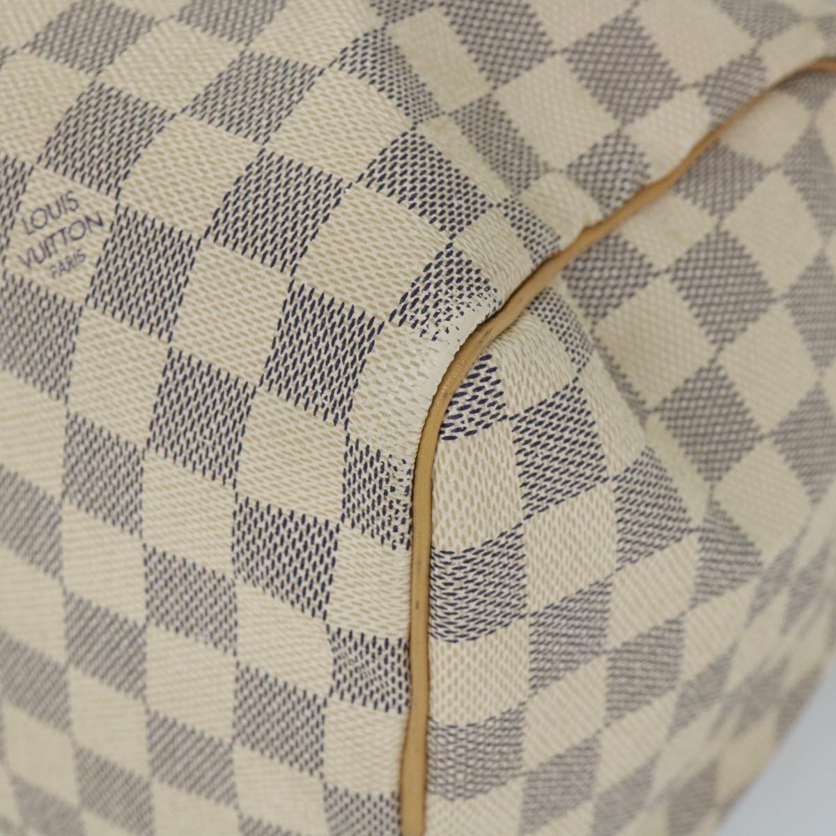 LOUIS VUITTON Damier Azur Speedy 30 Hand Bag N41533 LV Auth 57005