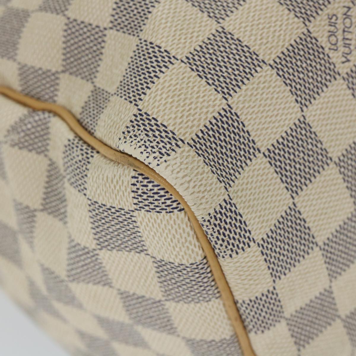 LOUIS VUITTON Damier Azur Speedy 30 Hand Bag N41533 LV Auth 57005