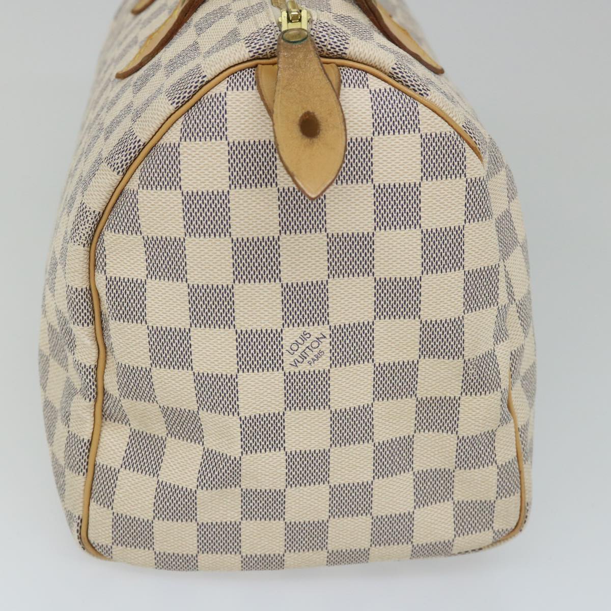 LOUIS VUITTON Damier Azur Speedy 30 Hand Bag N41533 LV Auth 57005