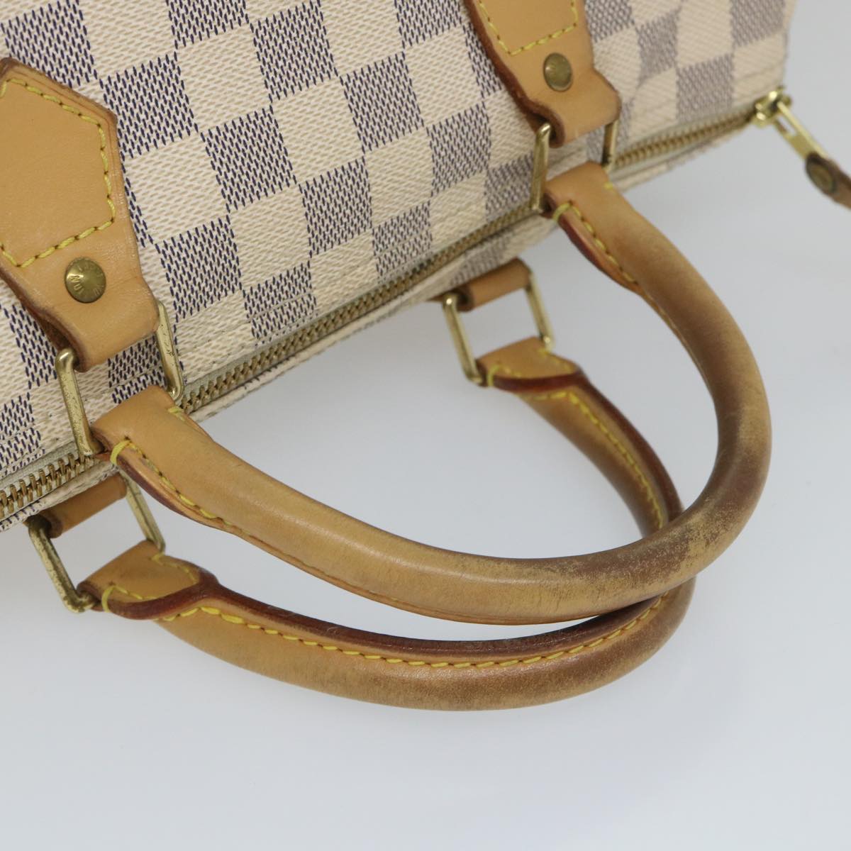 LOUIS VUITTON Damier Azur Speedy 30 Hand Bag N41533 LV Auth 57005