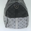 LOUIS VUITTON Eclipse Split Keepall Bandouliere 50 Boston Bag M43817 Auth 57012A-4