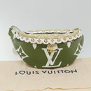 LOUIS VUITTON Monogram Giant Bum Bag Body Bag Khaki M44611 LV Auth 57013A-12