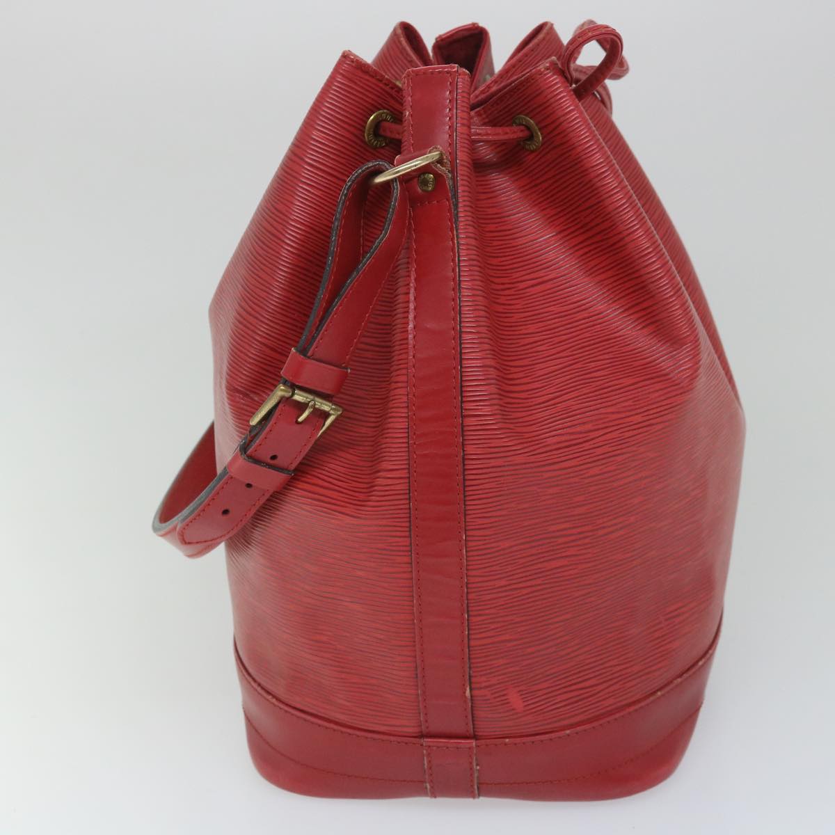 LOUIS VUITTON Epi Noe Shoulder Bag Red M44007 LV Auth 57014