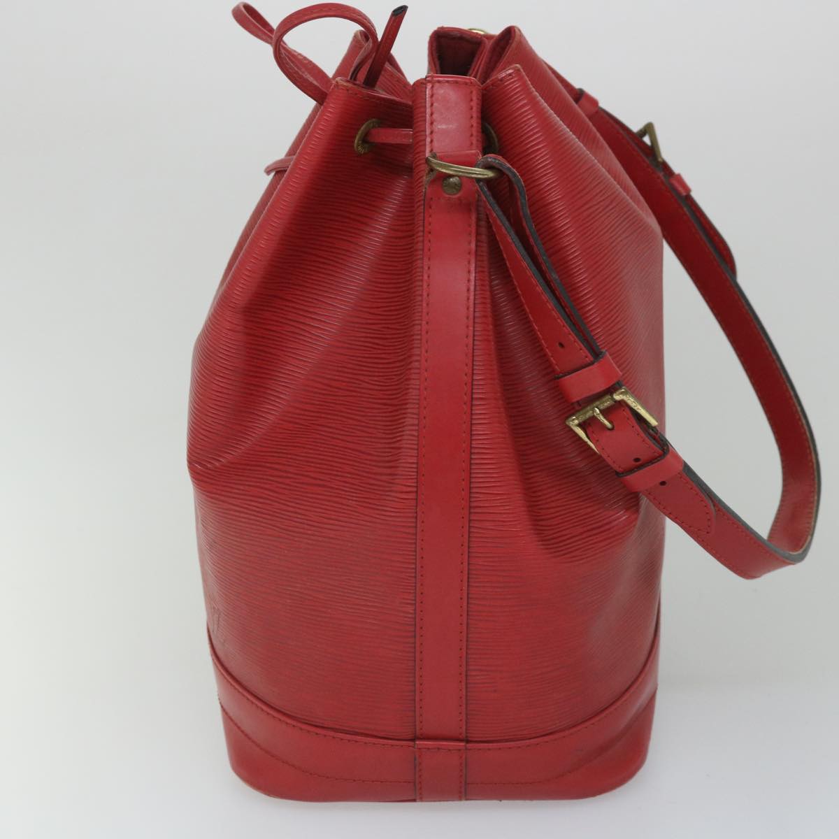 LOUIS VUITTON Epi Noe Shoulder Bag Red M44007 LV Auth 57015