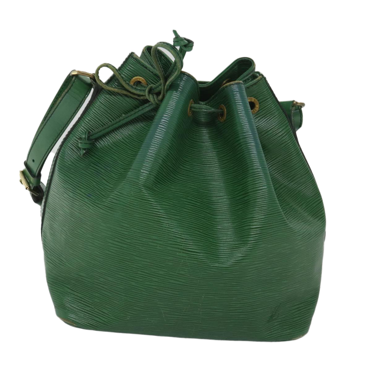 LOUIS VUITTON Epi Petit Noe Shoulder Bag Green M44104 LV Auth 57021