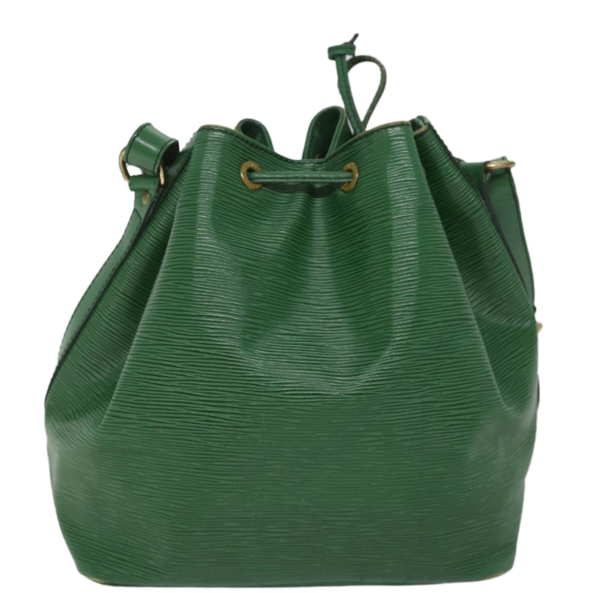 LOUIS VUITTON Epi Petit Noe Shoulder Bag Green M44104 LV Auth 57021