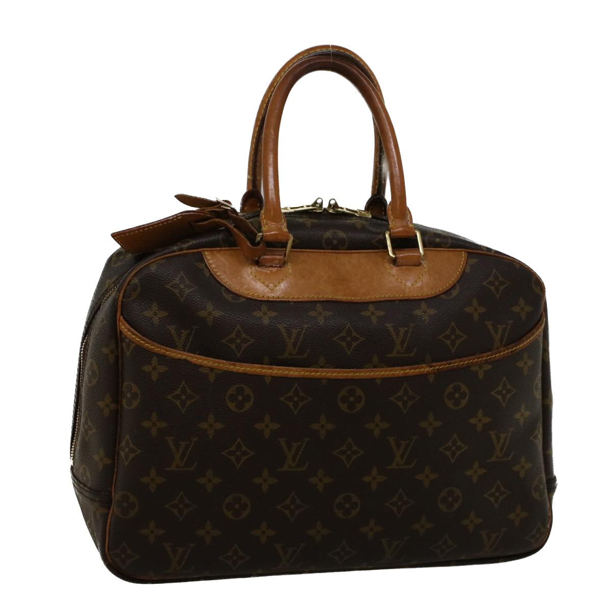 LOUIS VUITTON Monogram Deauville Hand Bag M47270 LV Auth 57029