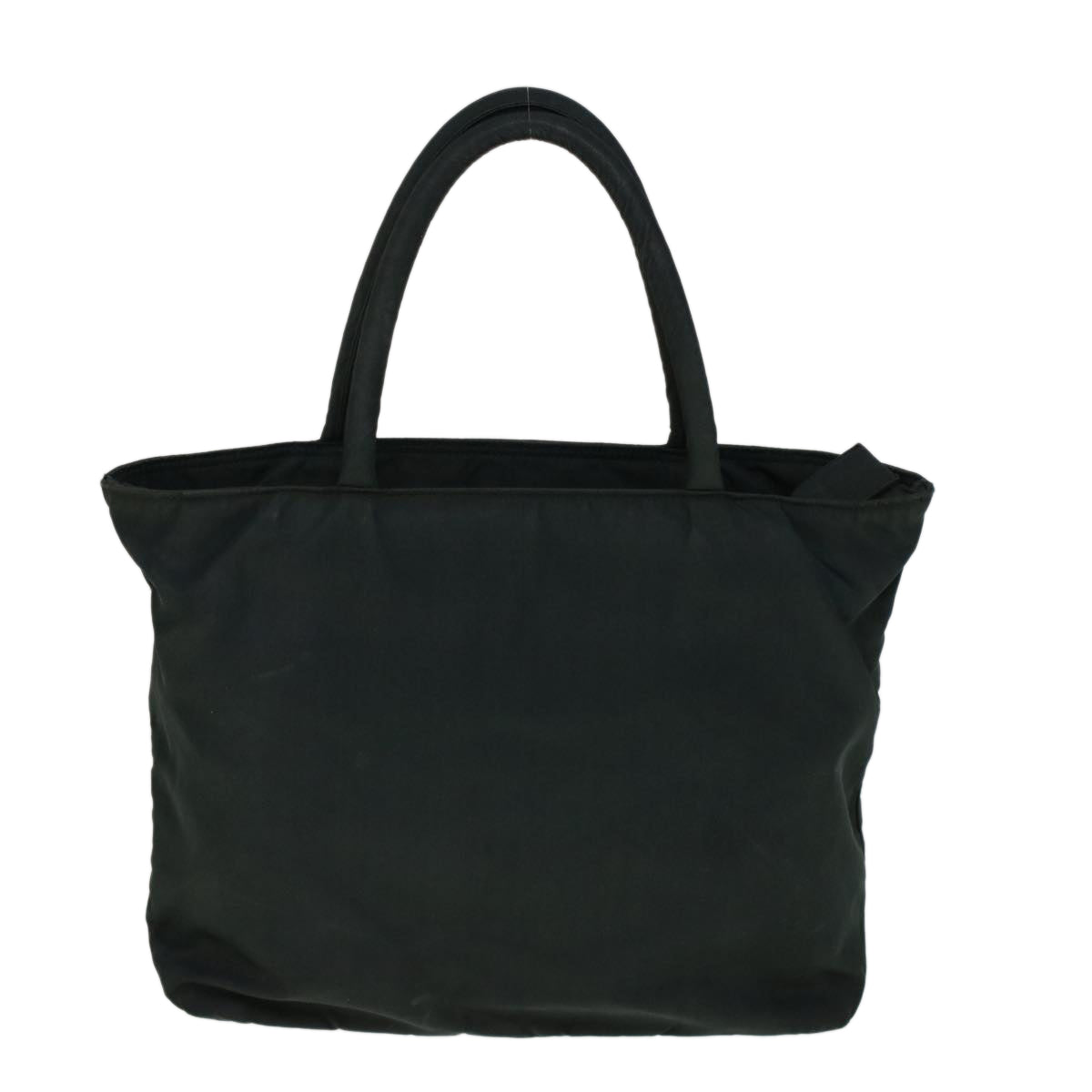 PRADA Hand Bag Nylon Green Auth 57048