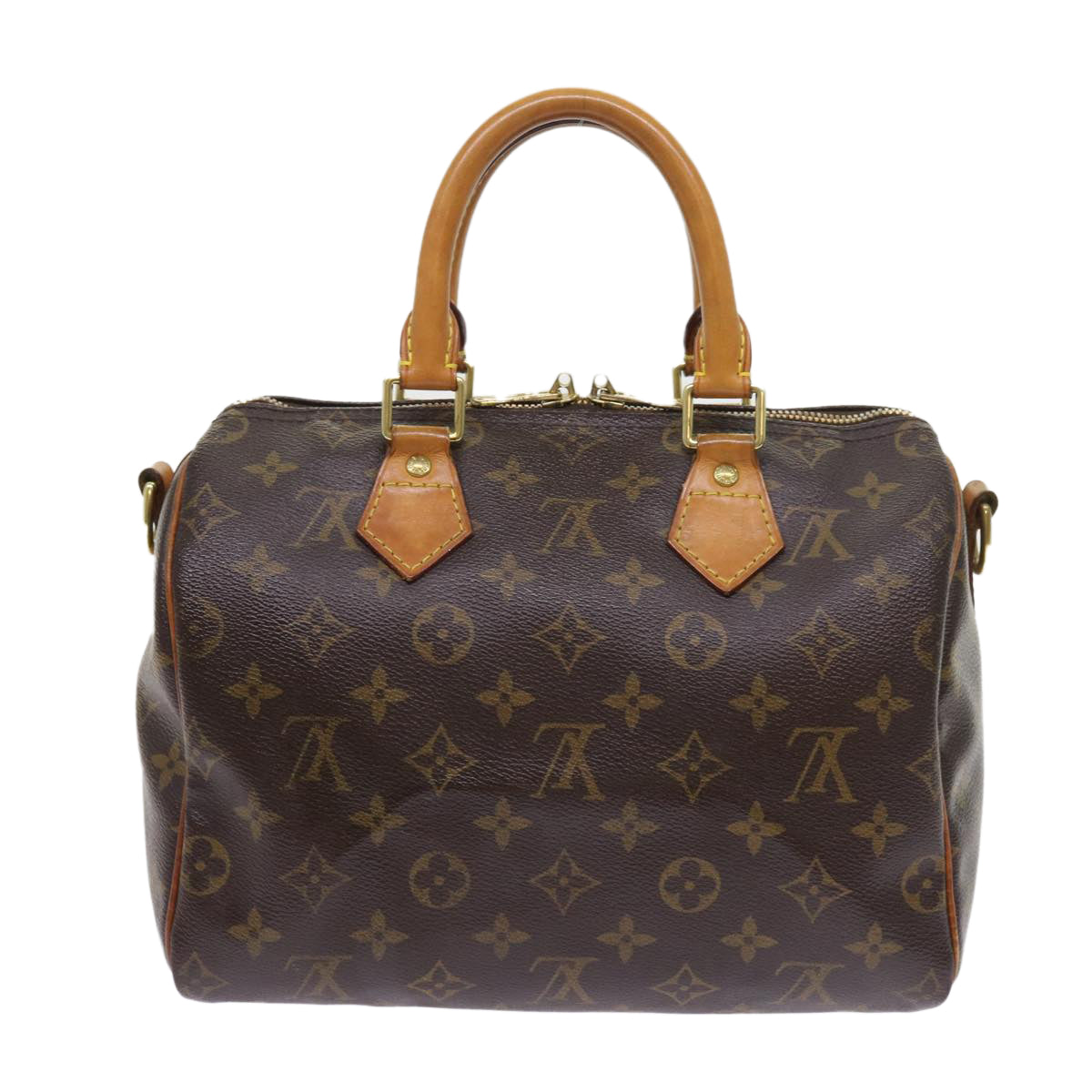 LOUIS VUITTON Monogram Speedy Bandouliere 25 Hand Bag 2way M45948 LV Auth 57052