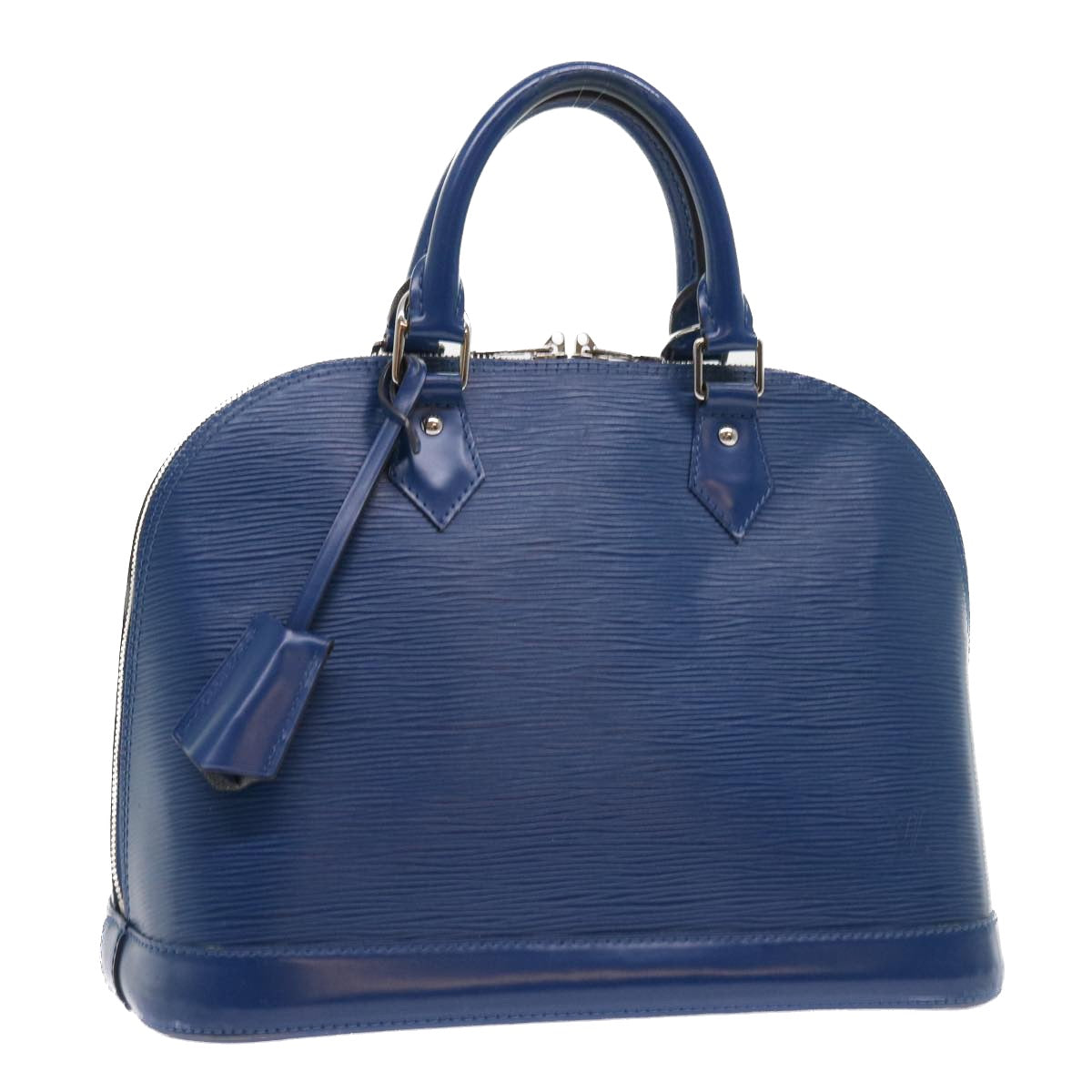 LOUIS VUITTON Epi Alma PM Hand Bag Blue Safir M40948 LV Auth 57162