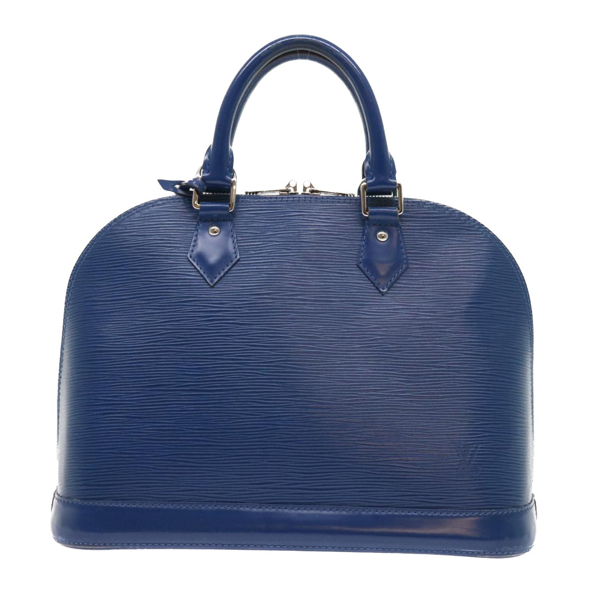 LOUIS VUITTON Epi Alma PM Hand Bag Blue Safir M40948 LV Auth 57162