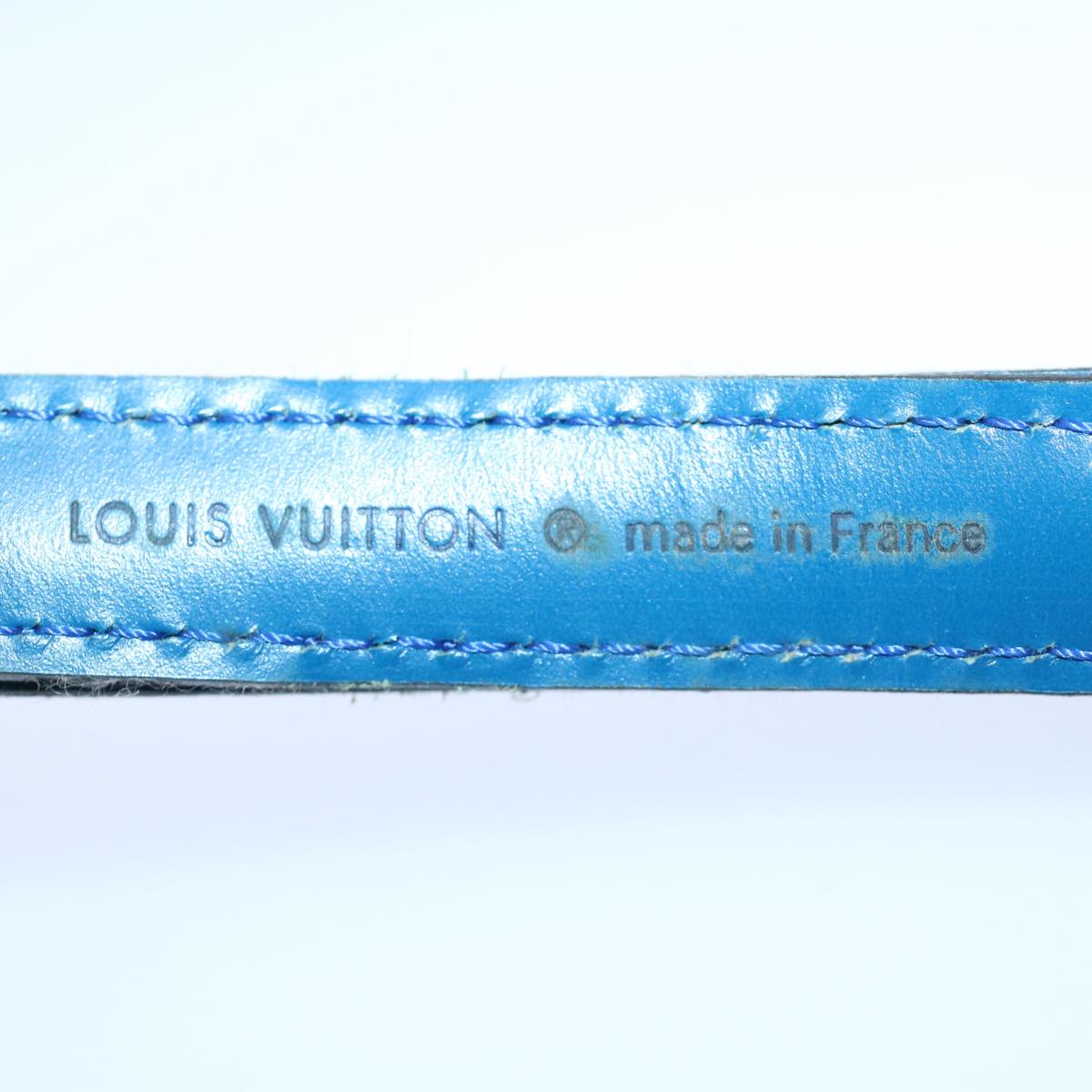 LOUIS VUITTON Epi Adjustable Shoulder Strap 37""-44.1"" Blue LV Auth 57167
