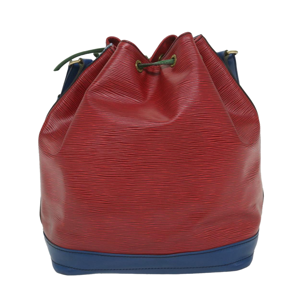 LOUIS VUITTON Epi Trico Color Noe Shoulder Bag Red Blue Green M44084 Auth 57174