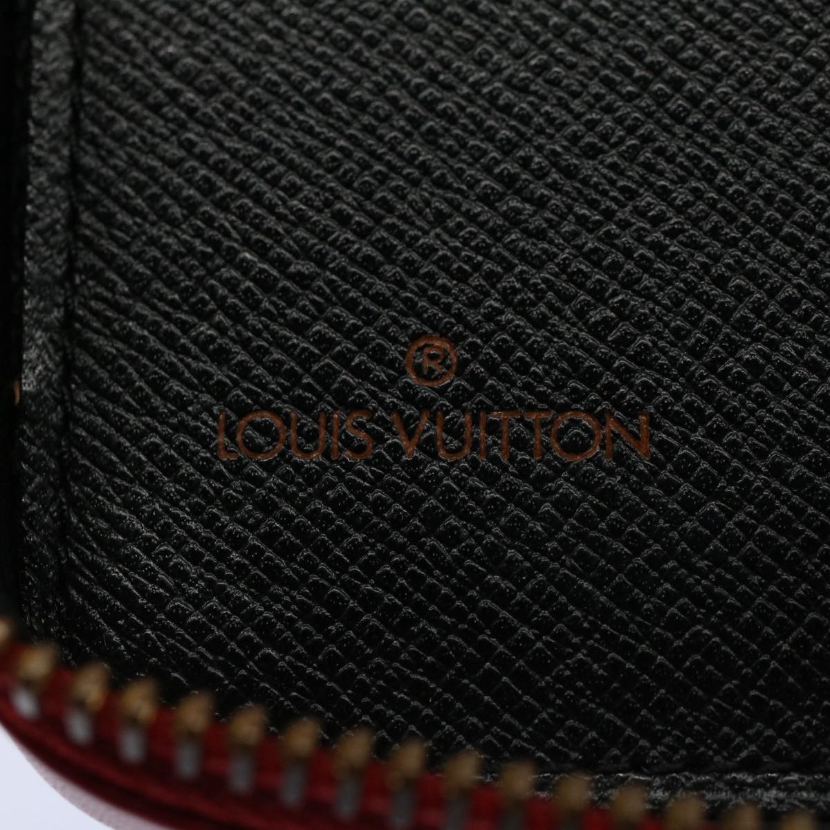 LOUIS VUITTON Epi Agenda Voyage Day Planner Cover Red LV Auth 57198