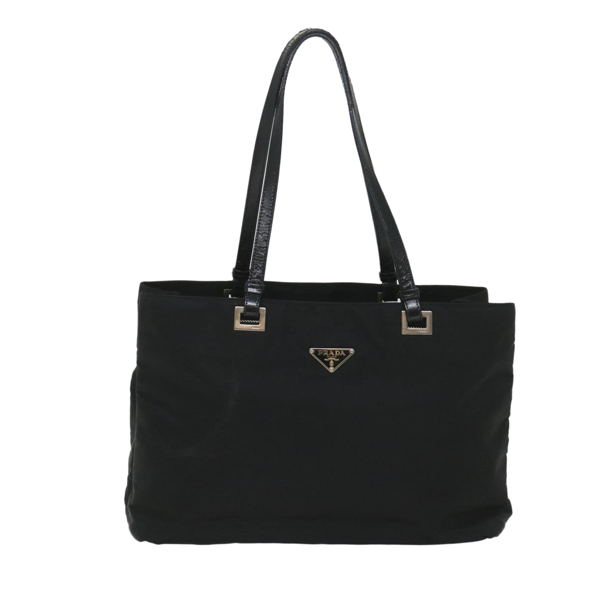 PRADA Shoulder Bag Nylon Black Auth 57222