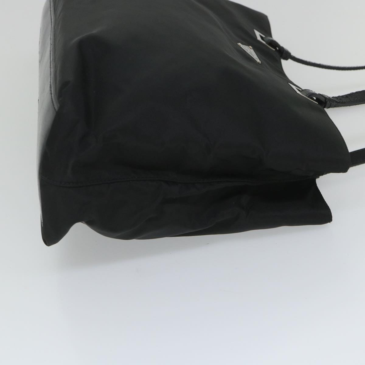 PRADA Shoulder Bag Nylon Black Auth 57222