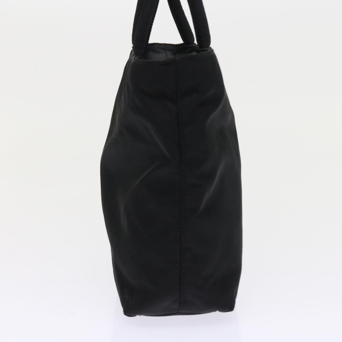 PRADA Hand Bag Nylon Black Auth 57247