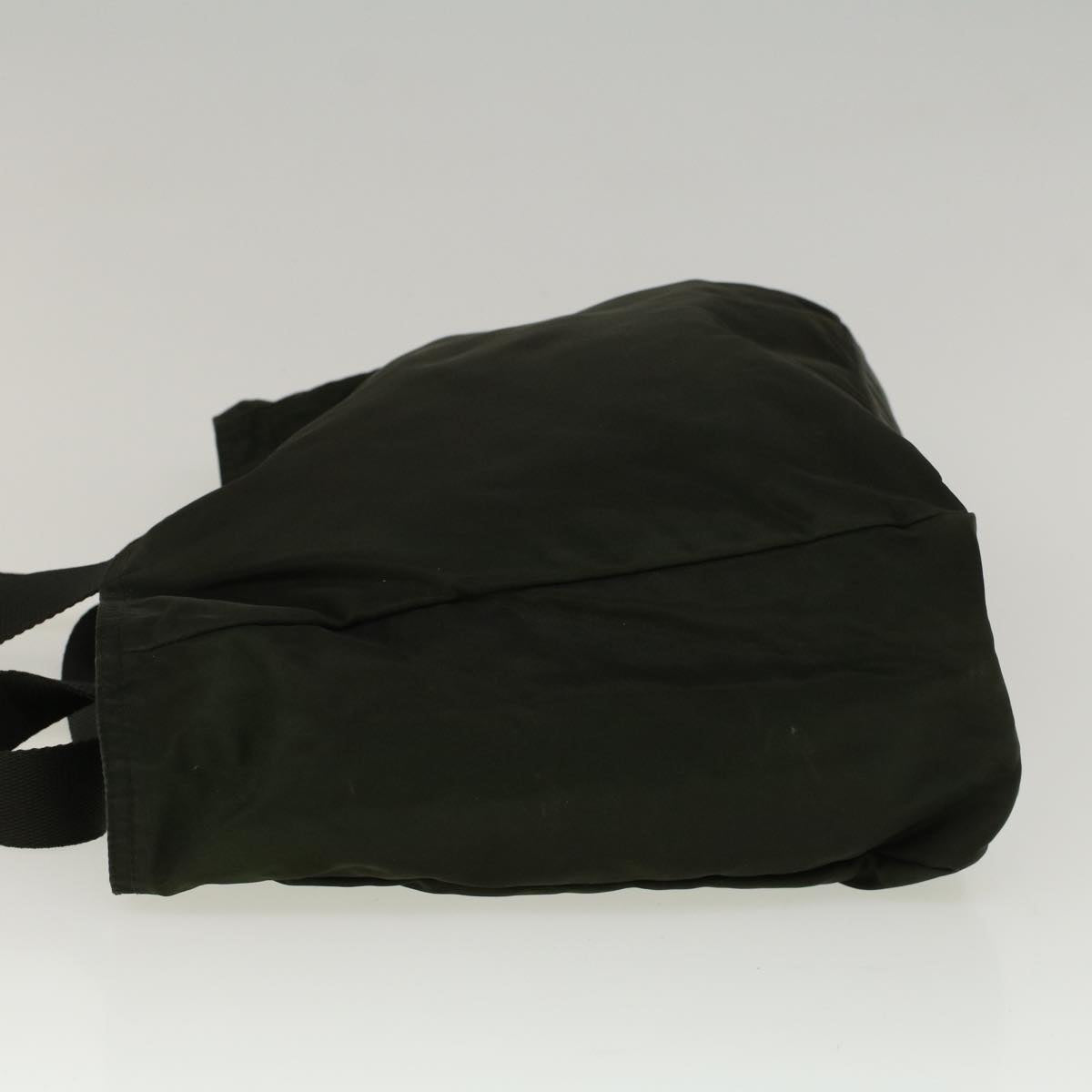 PRADA Tote Bag Nylon Khaki Auth 57256